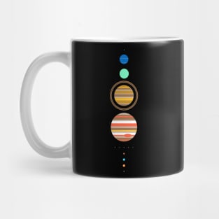 Minimal Solar System Mug